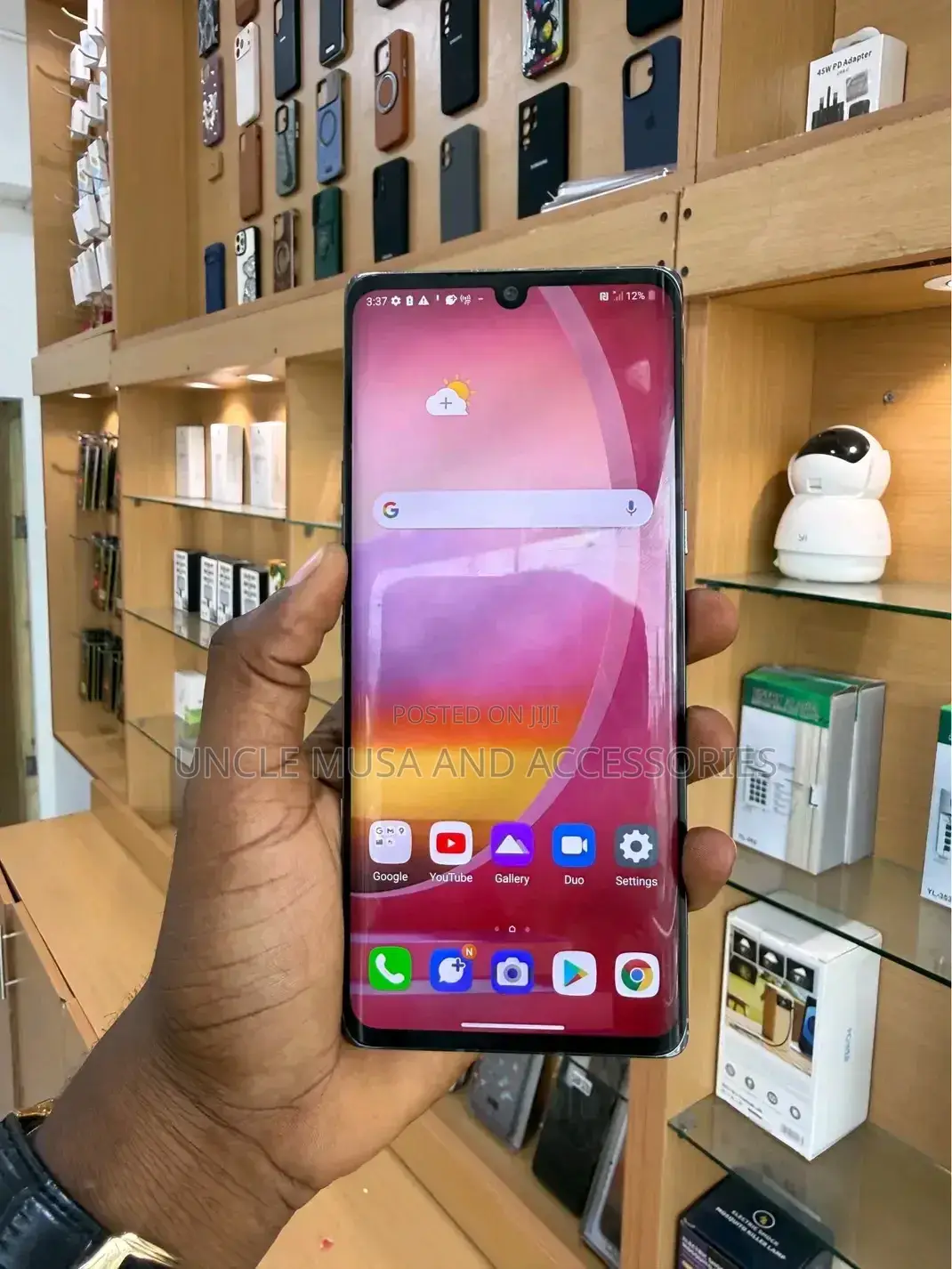 LG Velvet 5G 128 GB Black
