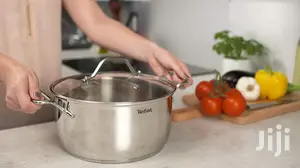 France Tefal Intuition Polished Stainless Steel 8 Piece Pan Set