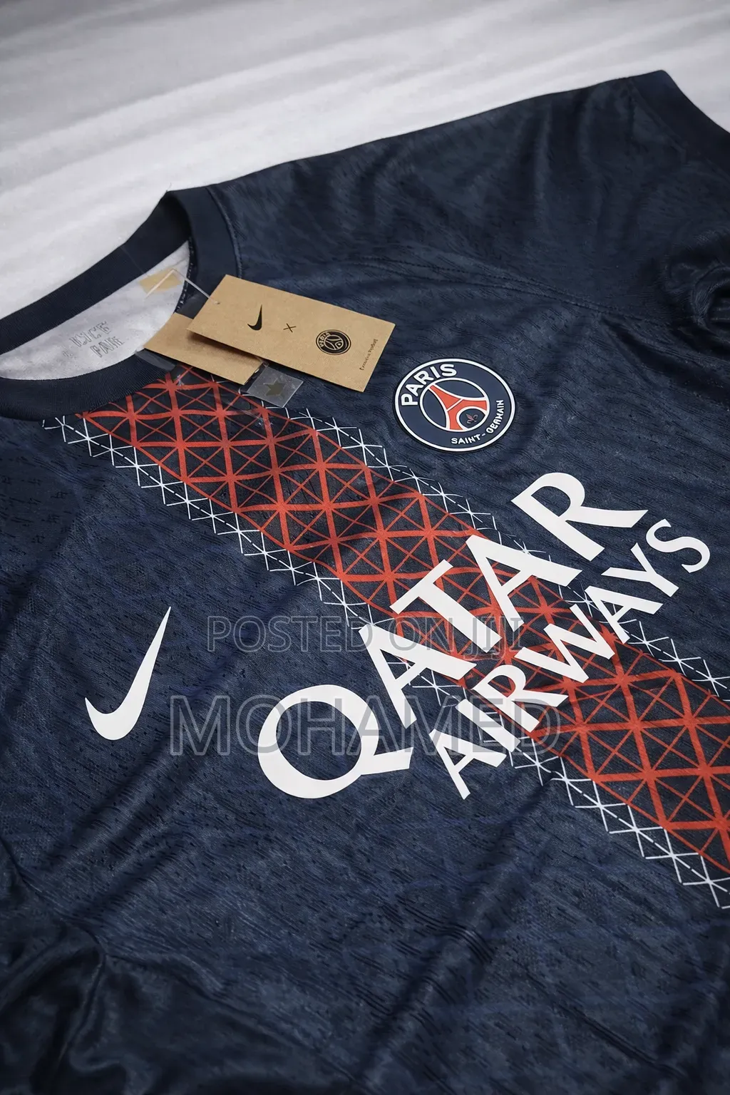 Original Paris Saint German Shirt Home Official Shirt 25/25 Size X