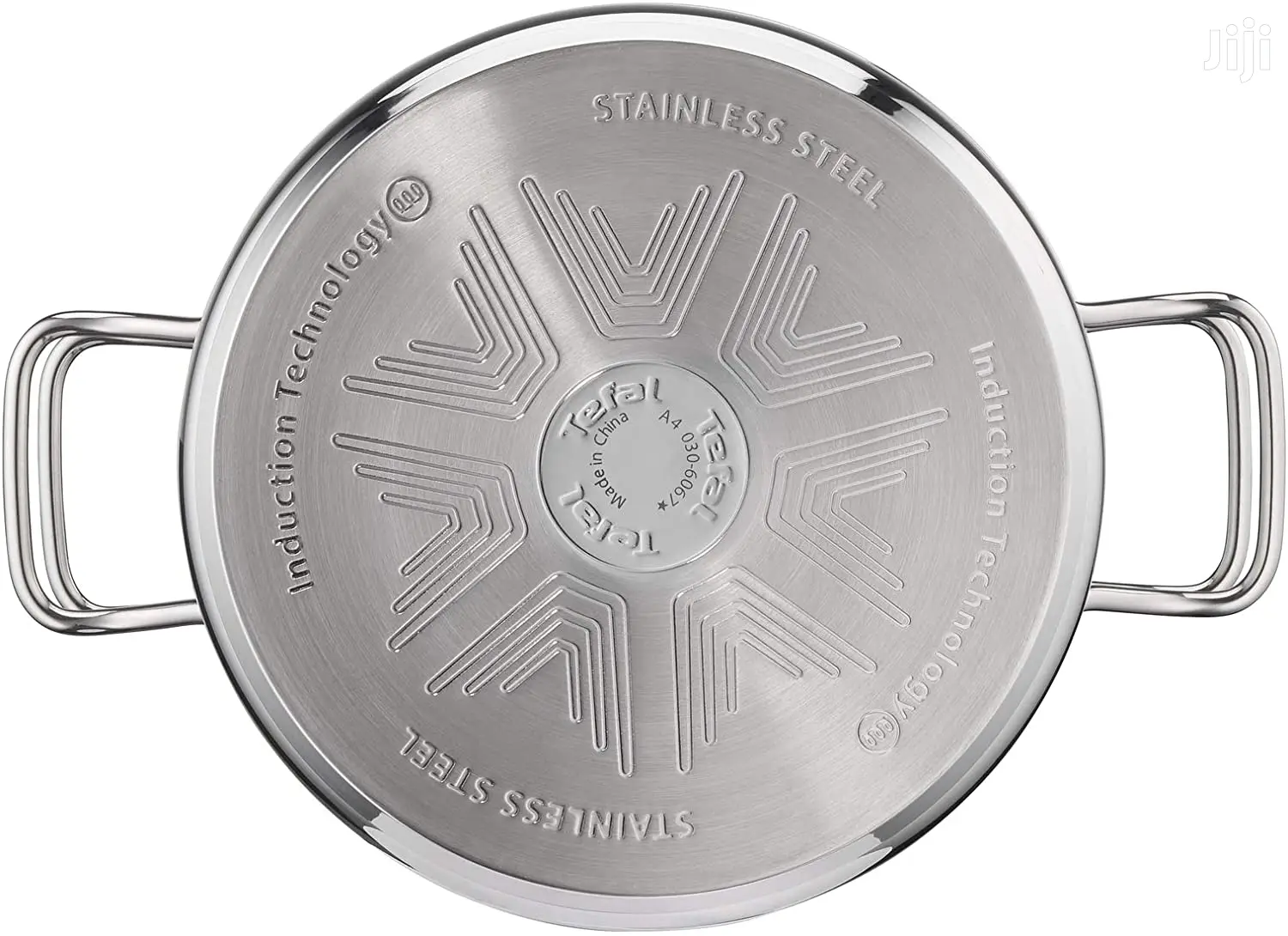 France Tefal Intuition Polished Stainless Steel 8 Piece Pan Set