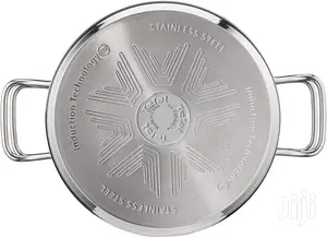 France Tefal Intuition Polished Stainless Steel 8 Piece Pan Set