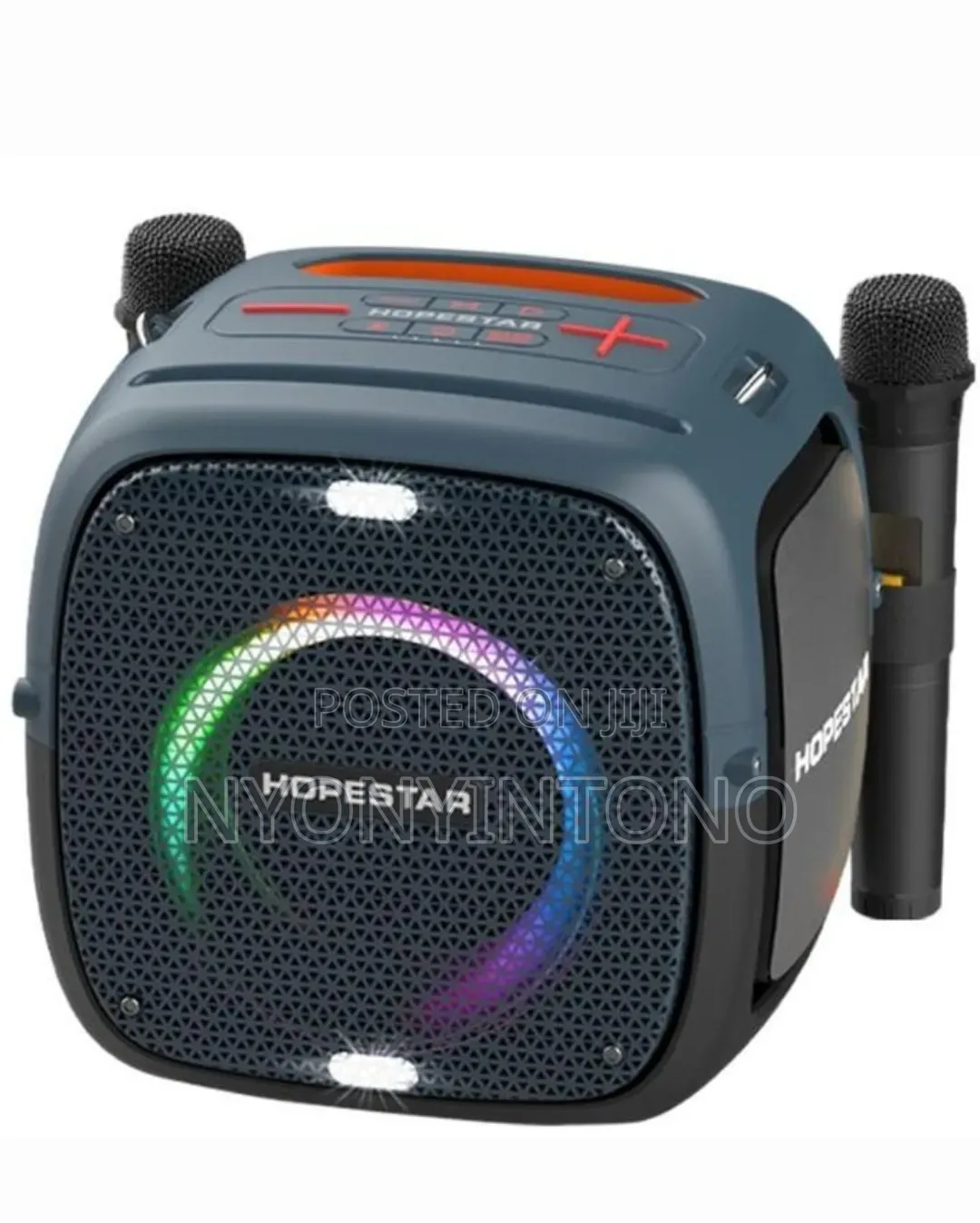 Hope Star Rechargeable Portable Speaker With 2 Microphone