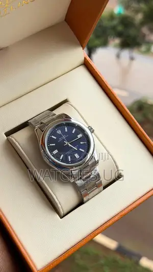 Unique Rolex Silver Watch