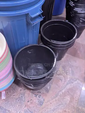 Black Bucket for Home Use