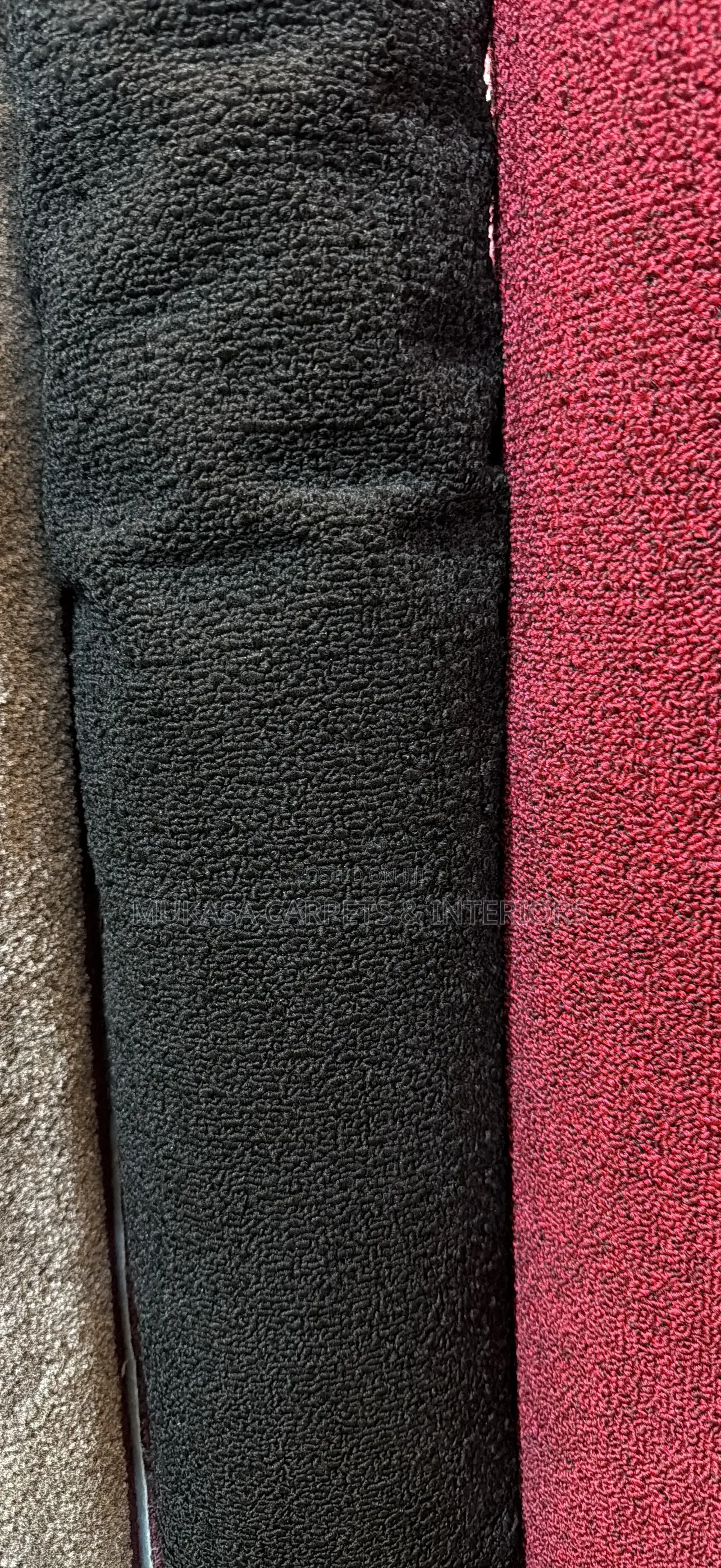 Luxury Black Woolen Carpet – Modern Interior Decoration