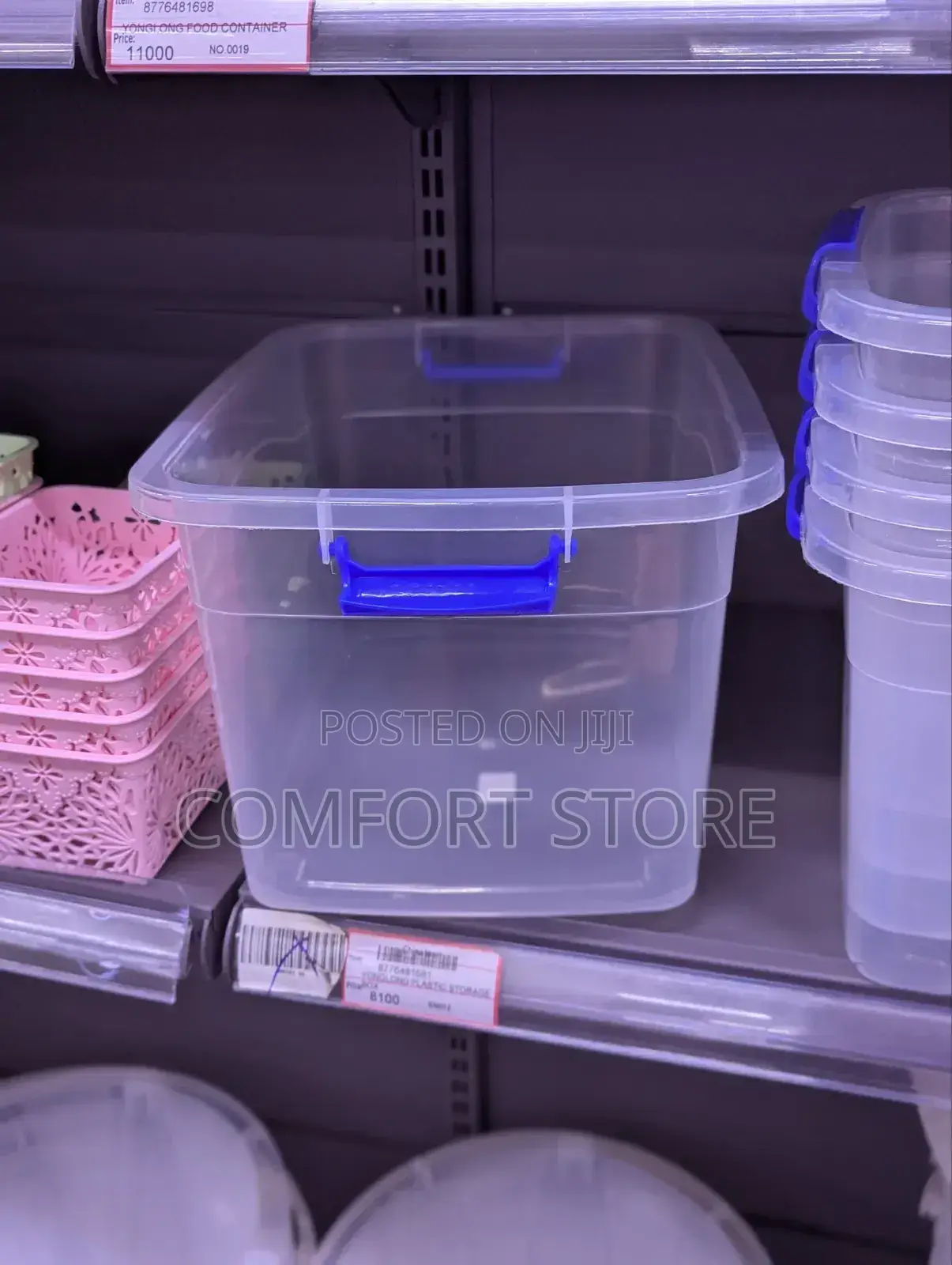 Colorless Storage Box