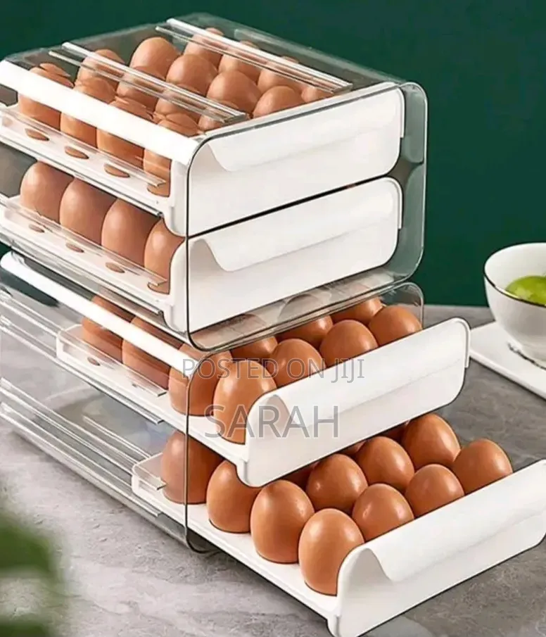 Multi-tier Drawer Style Egg Storage