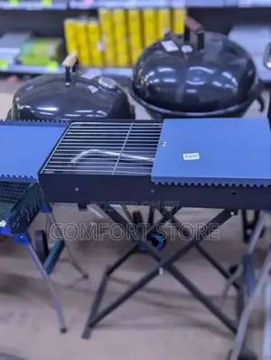 Black Large BQQ Grill Machine