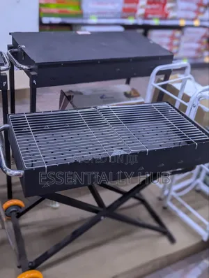 Black Large BQQ Grill Machine