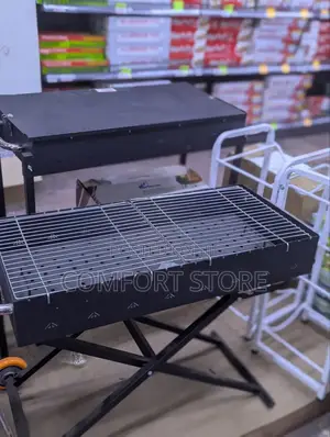 Black Large BQQ Grill Machine