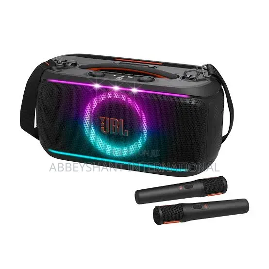 JBL Partybox on-the-Go 2 Portable Speaker/Wireless Microphone