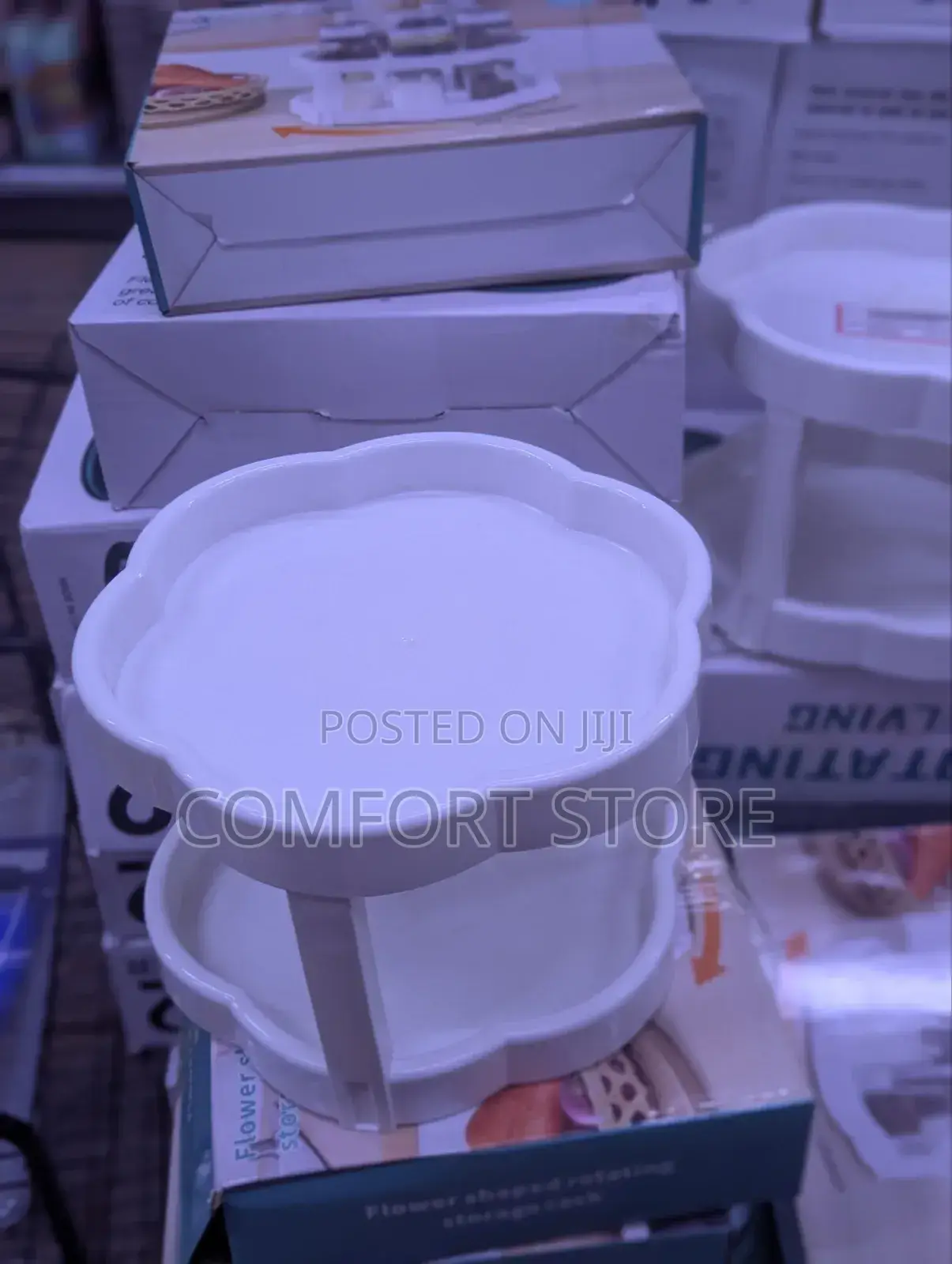 Spice Rack In White Color