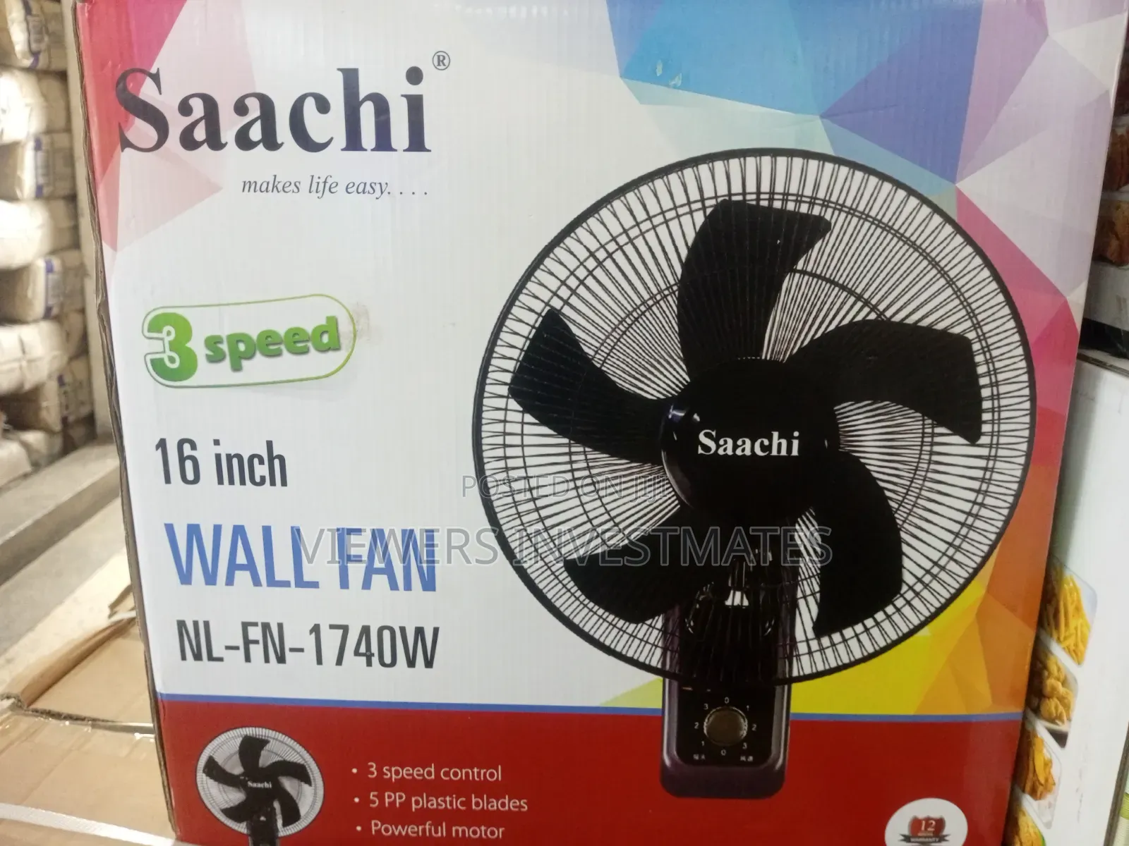 Saachi Wall Fan