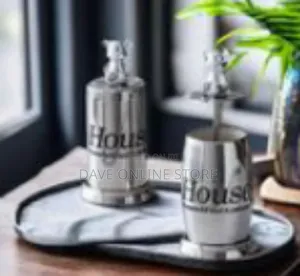 Chic Stainless Steel Toothpick Holders With Bear Figurine