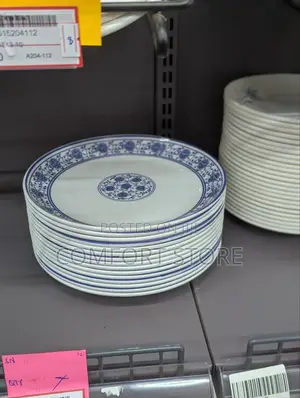 Blue and White Ceramic Serving Plates