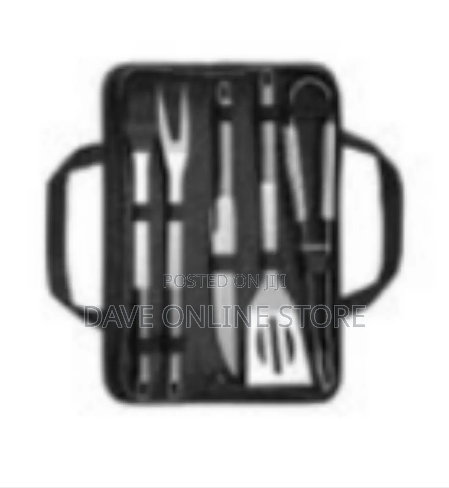 5-Piece Stainless Steel BBQ Grill Tool Kit