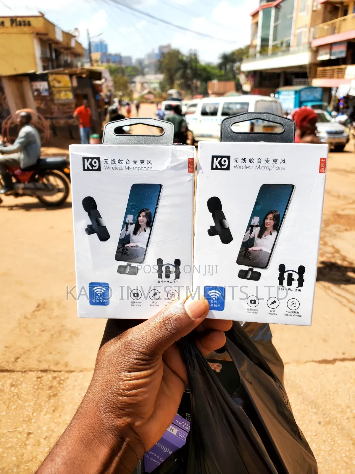 Phantom Type- C Double Microphone Wireless Mobile