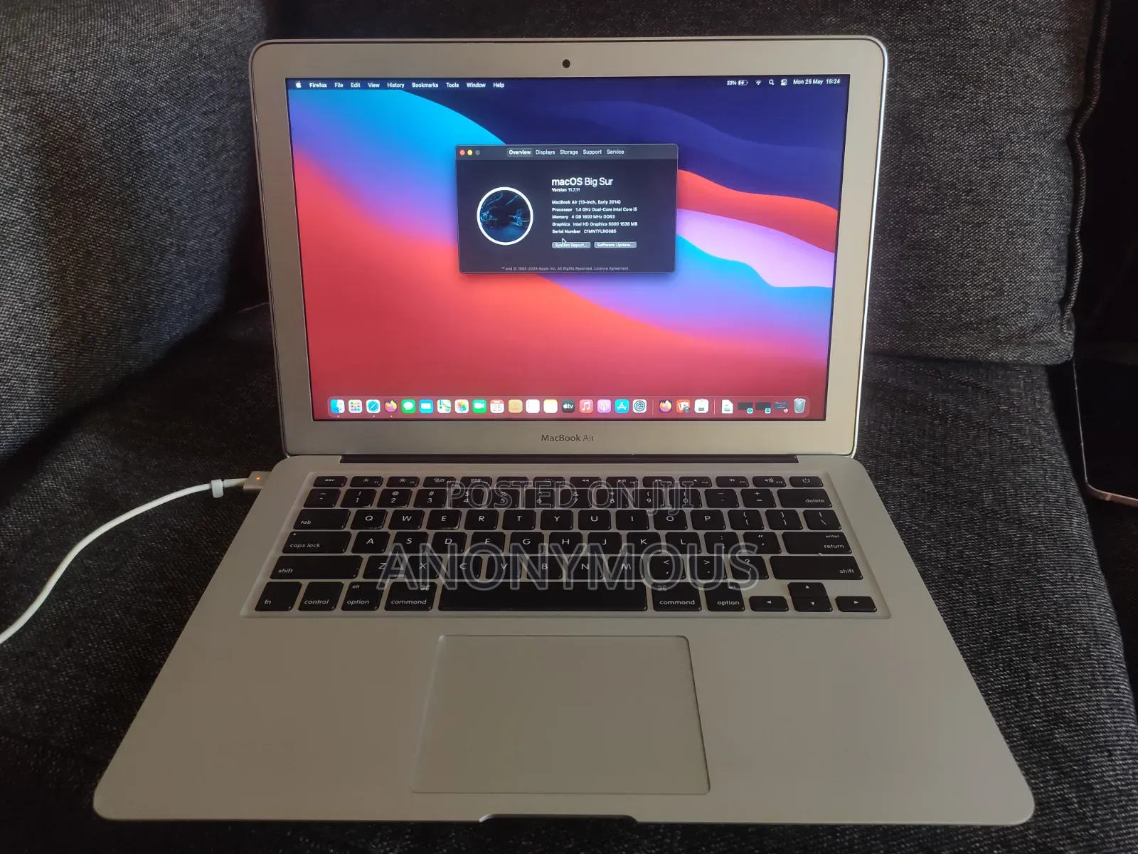 Laptop Apple MacBook Air 2014 4GB Intel Core i5 SSD 128GB