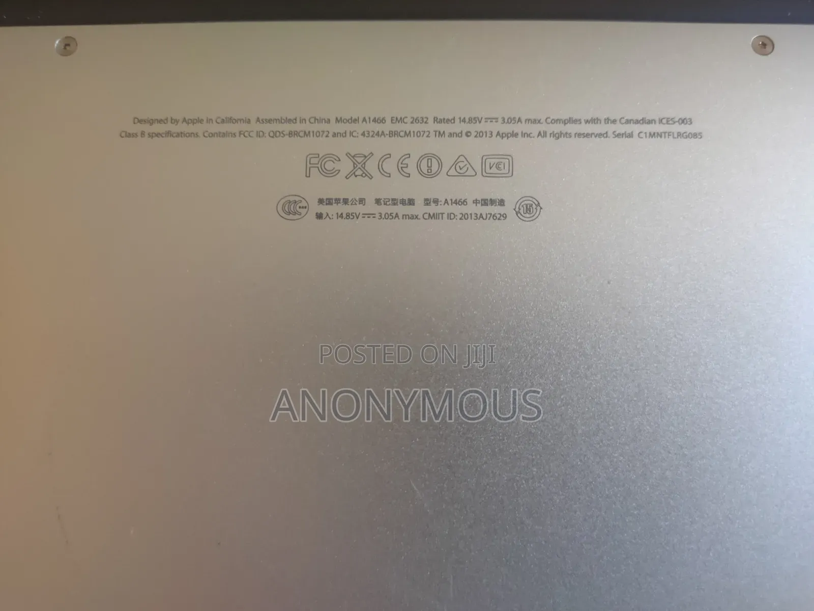 Laptop Apple MacBook Air 2014 4GB Intel Core i5 SSD 128GB