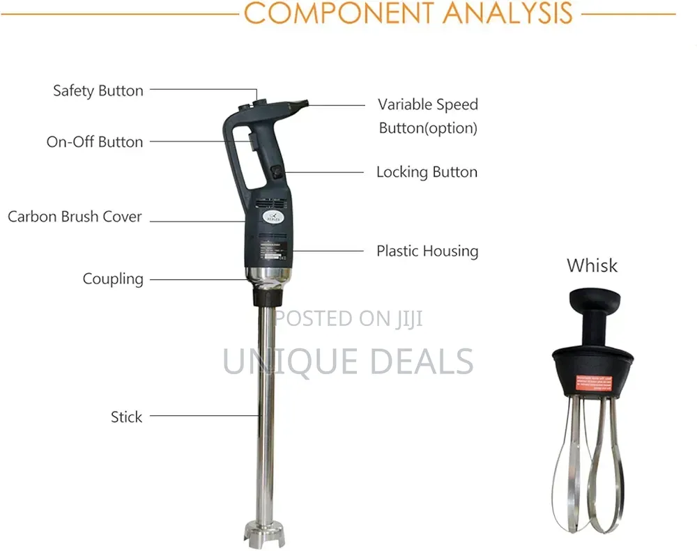 Commercial Immersion Blender Hand Mixer