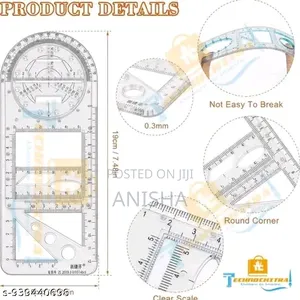 Multifunction Geometric Ruler