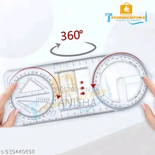 Multifunction Geometric Ruler