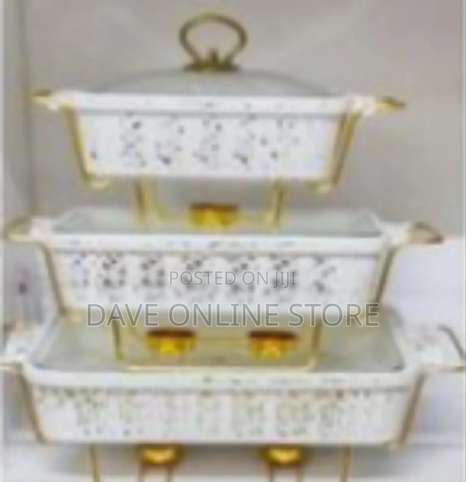 3 Ceramic Food Warmers