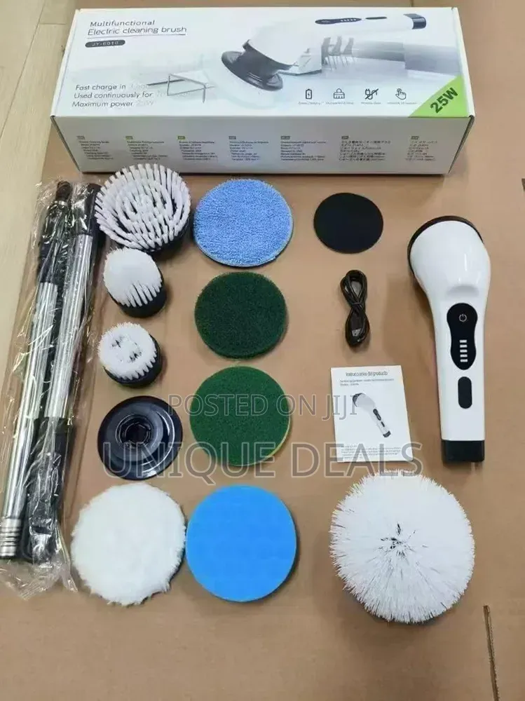 9 in 1 Cordless Electric Spin Scrubber