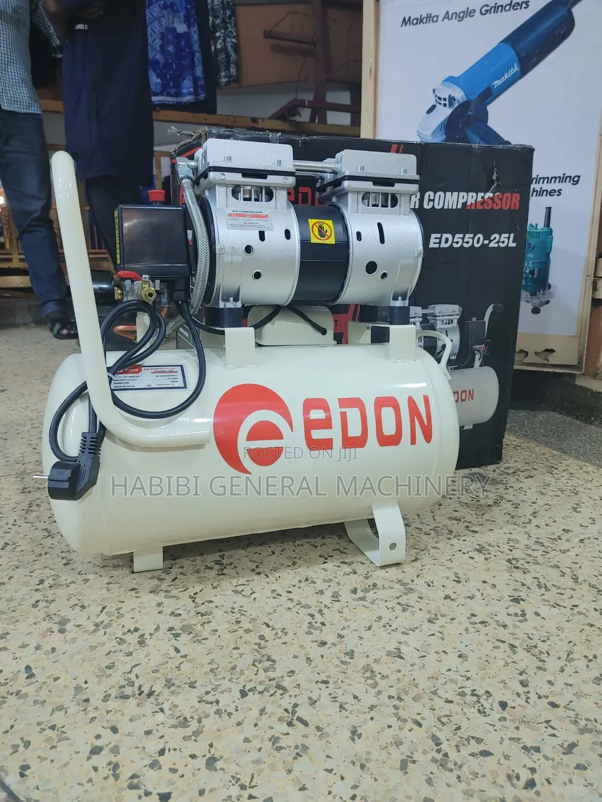 25 Litres 550watts Edon Eletric Air Compressors/Silent
