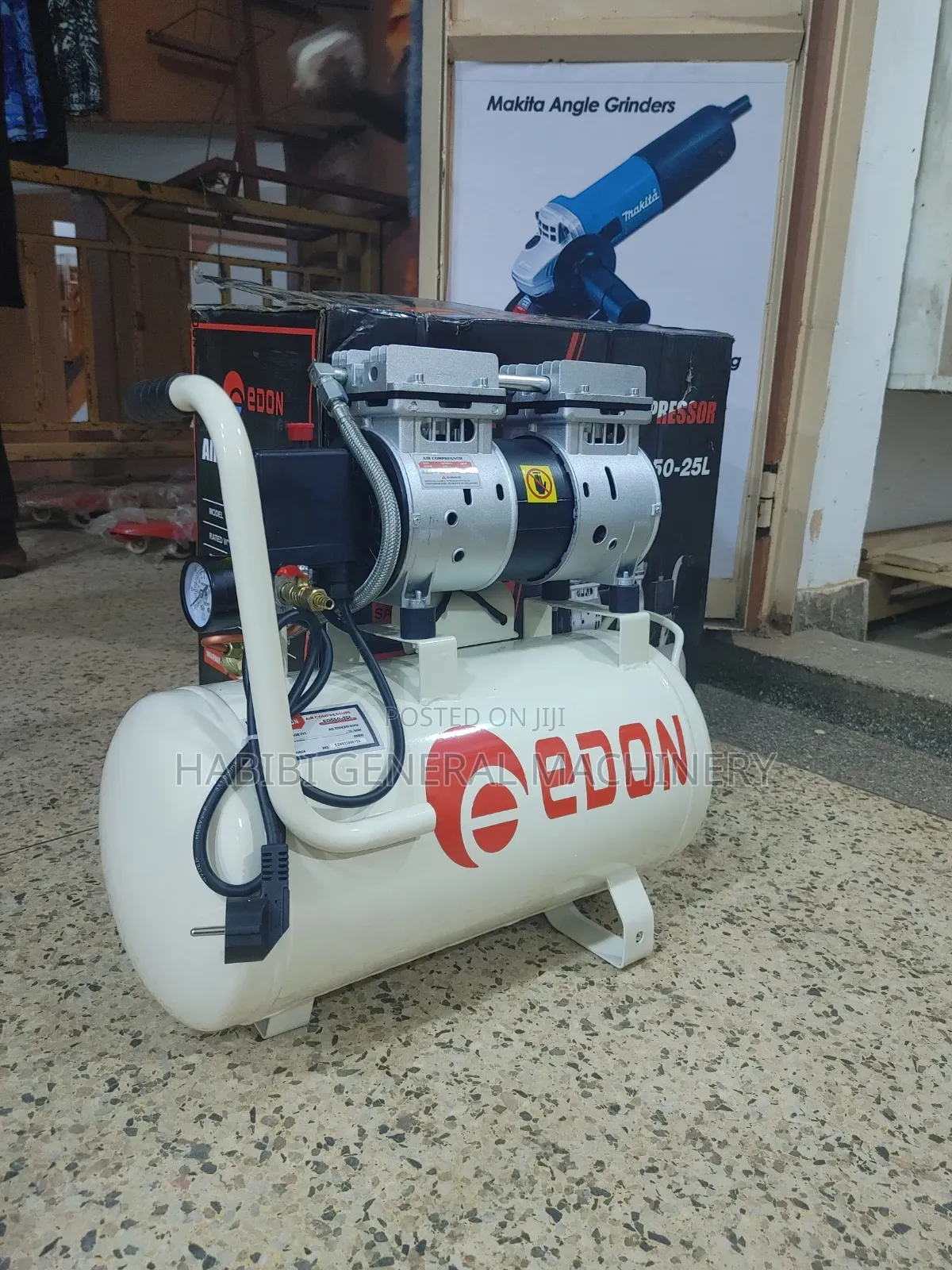 Silent Electric Air Compressor 25l (Edon)