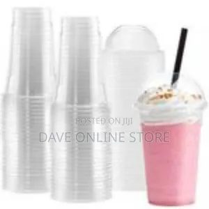 Clear Disposable Cups, 25 Pieces