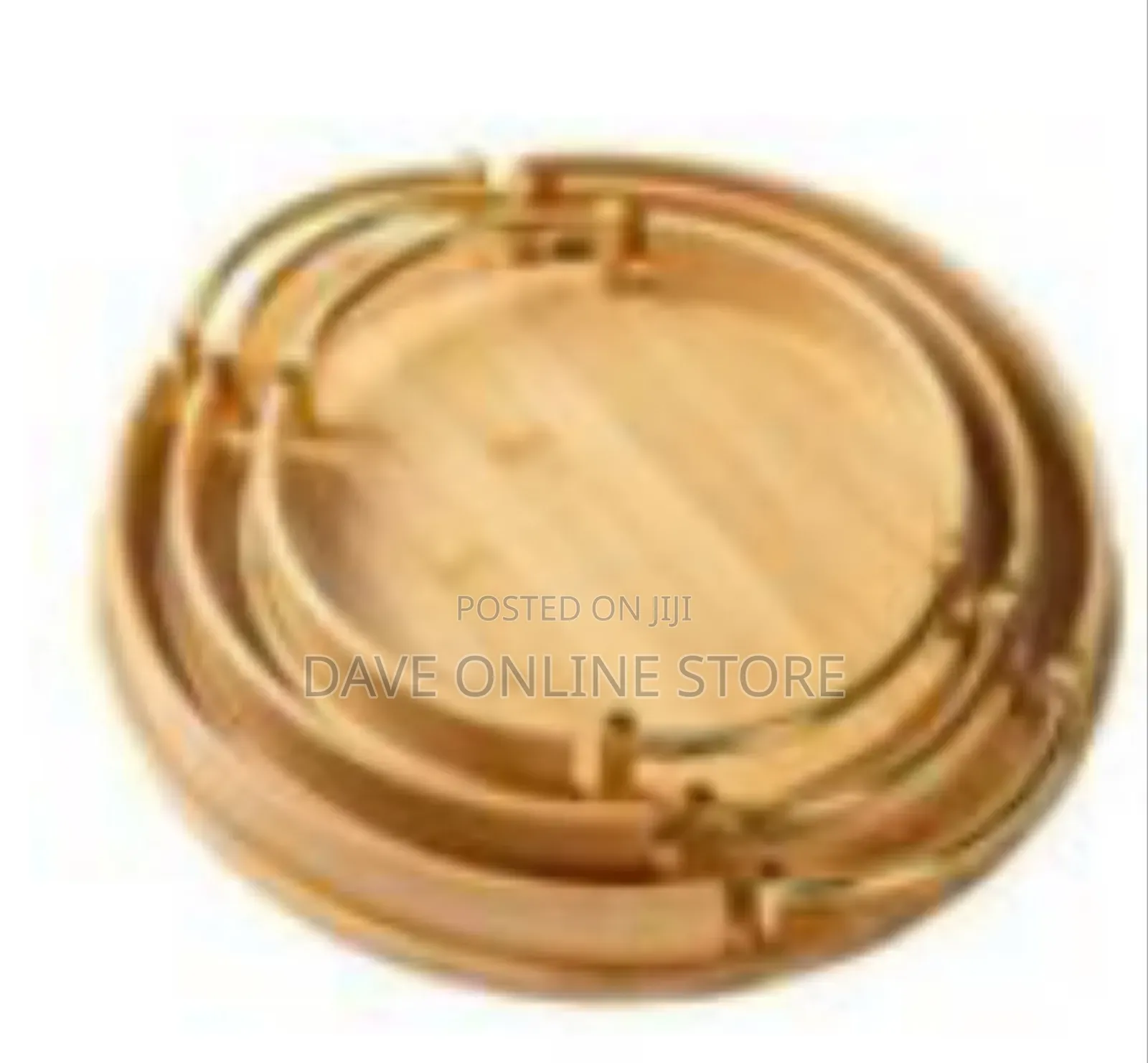 3 Piece Set of Bamboo Trays