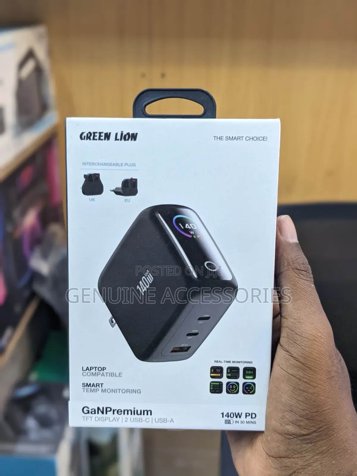 Green Lion 140w Gan Premium With Display