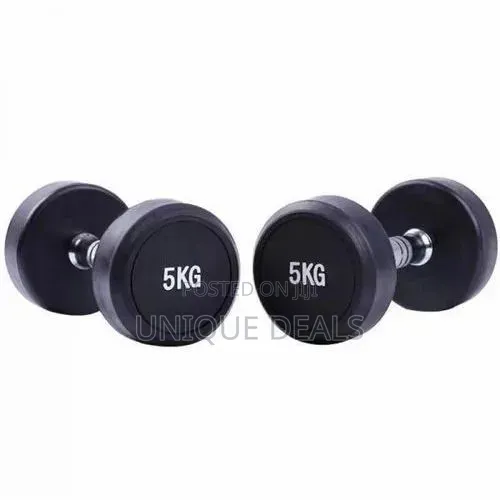 Round Head Fixed Dumbbells, With Anti-Slip Handles