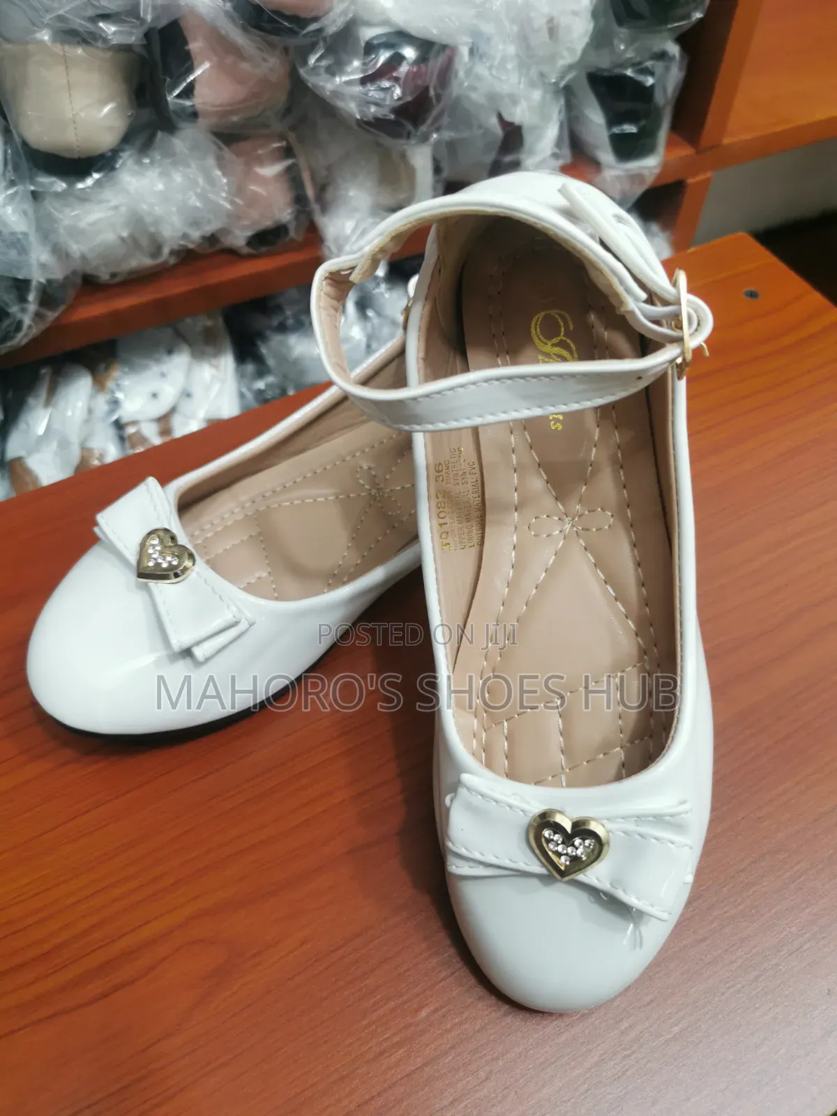 Glossy White Dress Shoes (31-36)