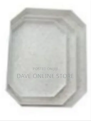 3 Pieces Set of Hexagonal Melamine Serving Trays
