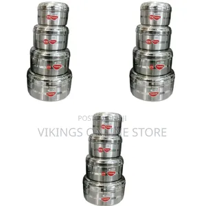 Stainless Steel 4piece Cooking Food Container Carrier Lunch Box Tiffin