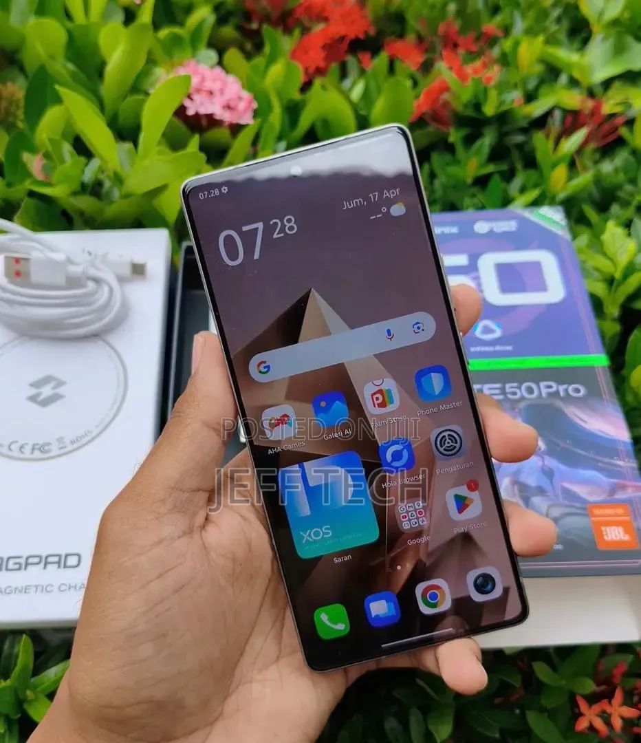 New Infinix Note 50 Pro 256 GB Silver