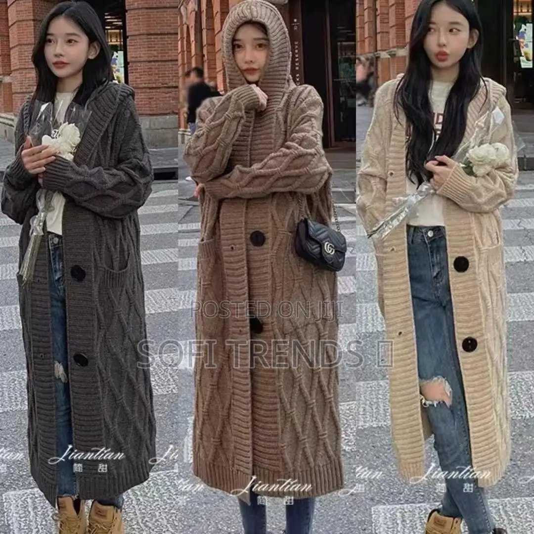 Ladies Long Cardigan