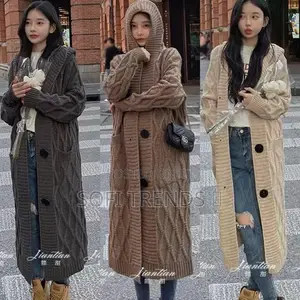 Ladies Long Cardigan