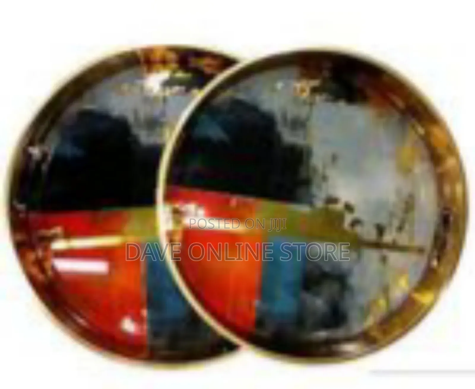 Opulence Abstract Art Serving Trays (Set of 2)