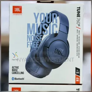 JBL Tune 760nc Bluetooth Headphones. Wireless Headphones