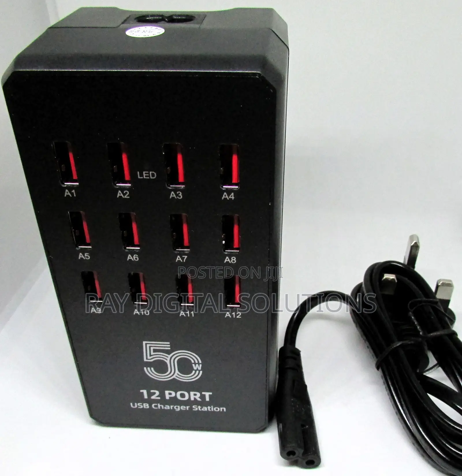 12 Ports Charger Station Multiple Port Device Fast Charger for Phone