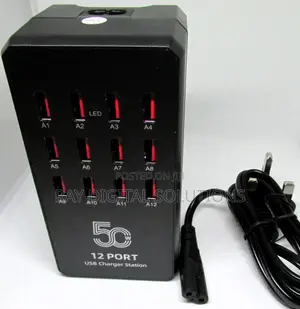 12 Ports Charger Station Multiple Port Device Fast Charger for Phone