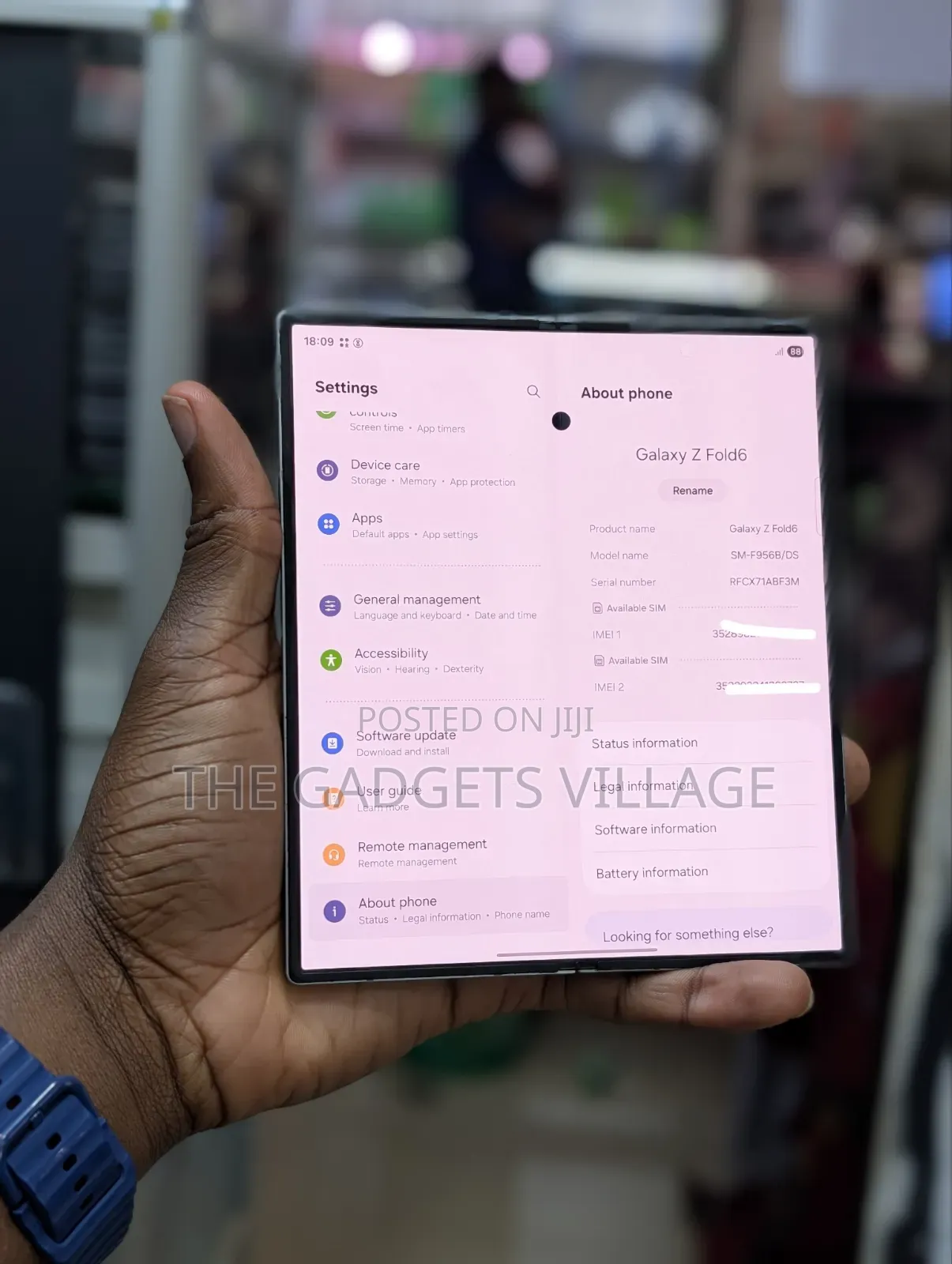 Samsung Galaxy Z Fold6 256 GB Silver