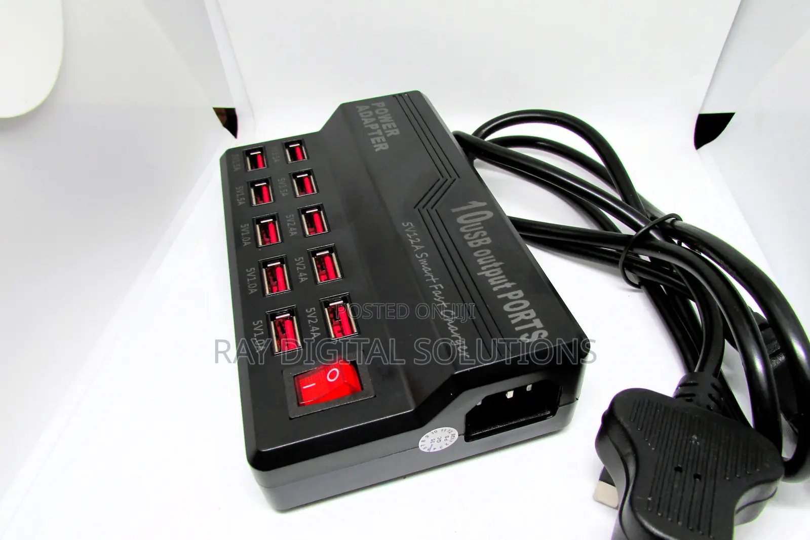 10 Port Usb Multi Port 60w Mobile Phone Laptop Charger