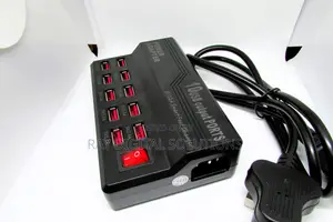 10 Port Usb Multi Port 60w Mobile Phone Laptop Charger