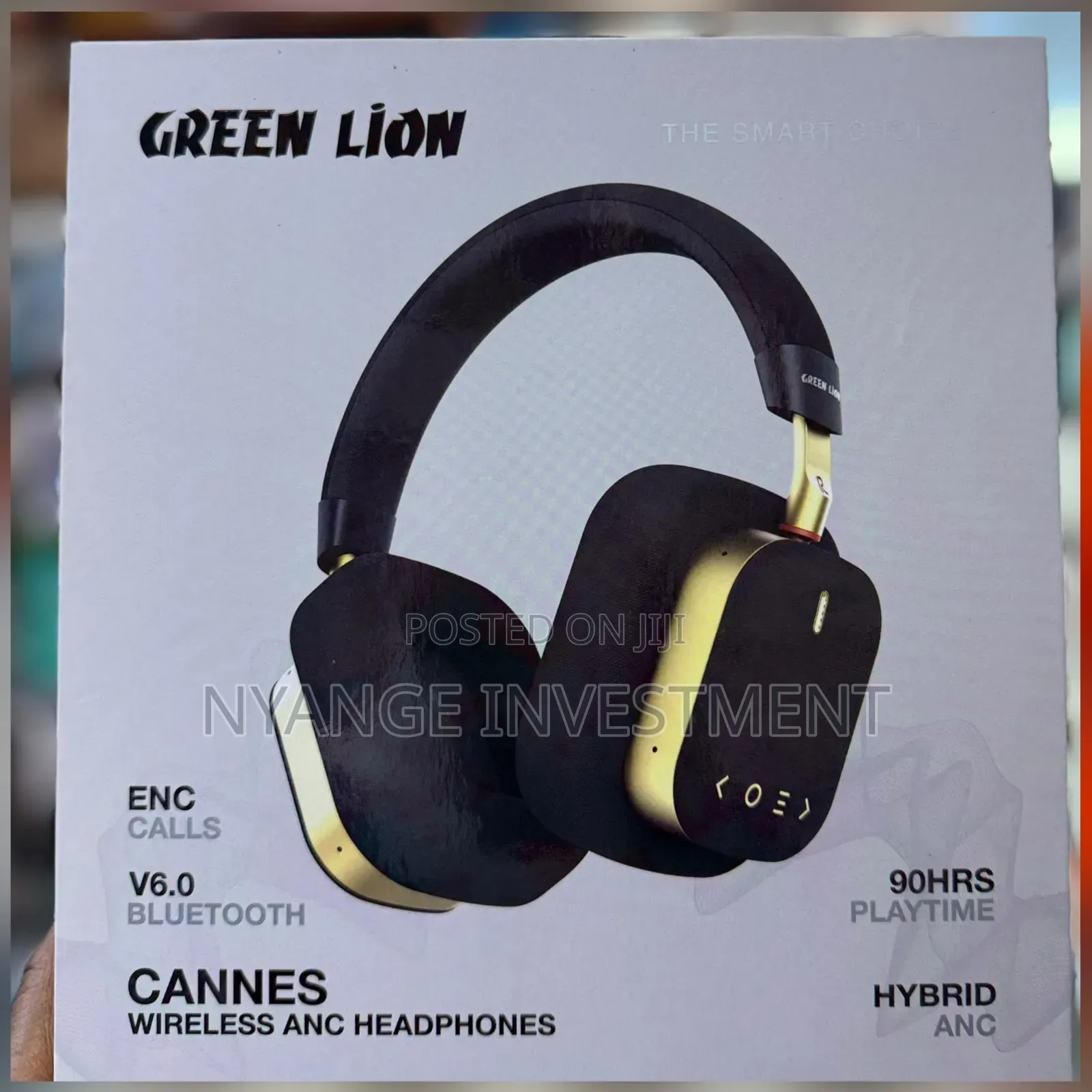 Green Lion Cannes Wireless Anc Headphones -