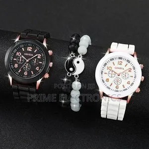 Couple Watches Set -2 Bracelets