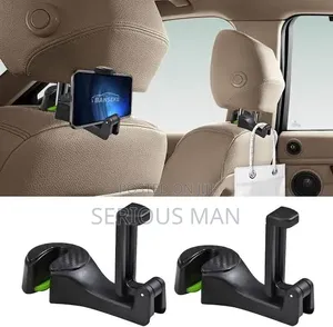 In 1 Car Back Seat Hanger With a Mobile Phone Holder